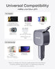 Anker USB-C Car Charger, 75W Max Ultra-Compact Type-C Fast Car Charger with Built-In Retractable Cable Car Adapter for iPhone 17/16 Series, Samsung S24/S23, MacBookPro/Air, iPad, and More