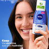 NIVEA Double Effect Eye Makeup Remover, Gentle Waterproof Mascara Remover with Cornflower Extract, Non-Greasy Bi-Phase Formula, 2x125ml