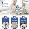 DAYONE Kitchen Faucet Mixer with Pull Down Sprayer Brushed Nickel, Kitchen Tap with 3 Water Modes for Sink, Single Handle High Arc Kitchen Faucets Stainless Steel