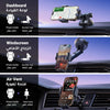 UGREEN Car Phone Holder Car Mount, [Upgraded 4-in-1 Dashboard/Air Vent/Windscreen], [One-button Release], Metal Hook Mobile Holder, Fit for iPhone 17/16/15/14, Samsung S25/24/23, 4.7-7.2