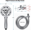 Gcirik High Pressure Shower Head with Handheld, 8 Spray Settings + 2 Power Jet Modes Shower Heads, 5.04