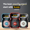 Scotch Mount Extreme Tape Mega Roll 1 in x 400 in. (25.4mm x 10.16m), 1 roll/pack | 1.5 m Holds up 13.6 kg | Black color | Higher Adhesion | Multi-Surface | No Tools | Double Sided Adhesive Tape