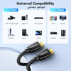 UGREEN HDMI Cable 4K 2M HDMI 2.0 18Gbps High-Speed 4K@60Hz Video Wire Ultra HD 3D 4K Cord Braided Compatible with MacBook Pro UHD TV Nintendo Switch Xbox Playstation PS5/4 PC Laptop