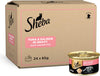 Cat-Food Tuna & Salmon Can, Made from Natural Ingredients Essential Vitamins and Minerals, this is a Grain Free Formula Suitable for Sensitive Cats, Pack of 24x85g
