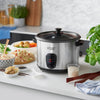 RUSsell Hobbs Rice Cooker With Steamer 19750, 1.8 L - Silver