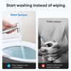 Arofa Handheld Bidet Sprayer for Toilet-Adjustable Water Pressure Control with Bidet Hose for Feminine Wash, Stainless Steel Brushed Nickel Cloth Diaper Bidet Toilet Sprayer for Baby Wash