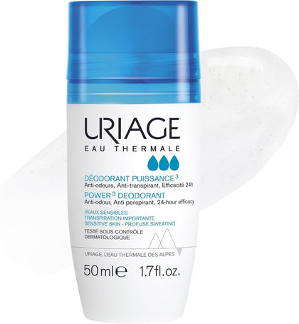 Uriage Power 3 Antiperspirant Deodorant Roll-On 50ml