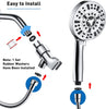 Gcirik High Pressure Shower Head with Handheld, 8 Spray Settings + 2 Power Jet Modes Shower Heads, 5.04