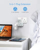 Double Plug Adaptor with 3 USB, TESSAN 2 Way Plugs Extension Multi Sockets Wall Charger Adapter, 13A UK 3 Pin Power Socket for Home, Office, Kitchen, PC