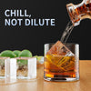 FDDBI Large Ice Cube Tray for Whiskey: Big Square Ice Cube Maker for Cocktail - 2Pack Silicone Old Fashioned Ice Cube Trays - 2inch Huge Cubed Ice Trays for Whisky