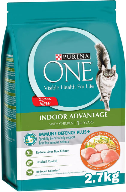 Purina One® Indoor Advantage with Chicken (1+ Years) 2.7KG