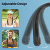 HandFan 5000mAh Portable Neck Fan, Bladeless Wearable Personal Fan, Rechargeable Neckband Fan, Max 21H Working Time, Hands Free, Headphone Design, 4 Speeds, for Travel, Hiking, Outdoors (Black-a)