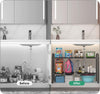 Angju Under Sink Kitchen Rack Expandable Cabinet Shelf Organizer Rack with Removable Panels for Kitchen Bathroom Storage