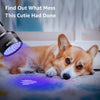Lepro UV Flashlight, 51 LED UV Light Torch, Black-light Lights, 395nm Ultraviolet Flashlight, Blacklight Detector for Pet Urine, Stain, Bed Bugs, Scorpions, Banknote and More (Batteries Not Included)