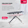 Delcasa 34x97CM Ironing Board Turkey Ironing Table with Steam Iron Rest Adjustable Height