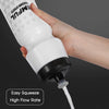 GEMFUL Cycling Water Bottle BPA Free 750ml 2 Pack (Black+White)