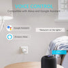 Tichondrius WiFi Smart Plug, 4 Pack 16A Smart Outlet Plug Socket Compatible with Alexa, Mini Socket with Remote Control & Voice Control with Electricity Statistics Timer Function, No Hub Required