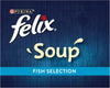 Purina Felix SOUP Orignal 2x with Cod, Tuna and Plaice, 48 gm, Pack of 6