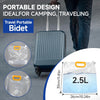 Portable Bidet Sprayer, Handheld Electric Bidet Sprayer Kit, Rechargeable Travel Bidet Sprayer with 2.3L Water Tank for Hygiene Cleaning, Toilet Baby Care and Postpartum (Accompany Bag 2.5L )