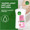 Dettol Skincare Liquid Handwash Refill, Rose & Sakura Blossom Scent, 1L x 2