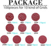 Toowood 100pcs 125mm Sanding Discs, 8-Hole Dustless Hook & Loop Sandpaper, 60-600 Multi-Grit Professional Abrasive Discs for Orbital Sander, Woodworking and Auto Body Refinishing