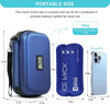 Gosemai 24h Insulin Cooler Travel Case TSA Approved Medication Diabetic Cooler For Travel With Thermometer Temperature Display Refrigerated Medicine Organizer Bag With 2 Ice Pack