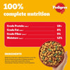 Pedigree Dog Food, Chicken & Vegetables Flavour Dog Food Dry, 10Kg, Complete & Balanced Dog Dry Food For Adult Dogs
