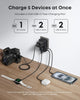Anker Nano Travel Adapter, 5-Port Power Adapter with 1 AC, 2 USB-A, and 2 USB-C Ports, Smart Temperature Control, Compatible with Over 200 Countries, Ideal for Travel (1-Pack)