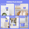 CLEVAST Moisture Absorbers Boxes 6 Pack, Dehumidifier Boxes for Closet, Unscented Hanging Humidity Absorber in Wardrobes, Bedrooms, Bathrooms(280g/pack)