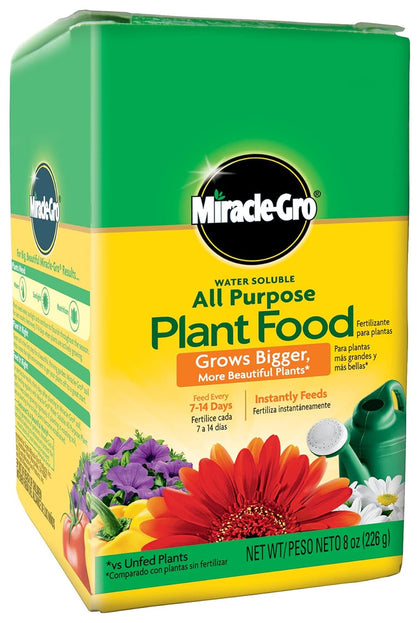 Miracle-Gro 2000992 Water Soluble All Purpose Plant Food, 0.5Lb/8 oz