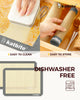 Katbite Silicone Baking Mat, Large Baking Mat Set of 3-2 Half Sheets Mats (11 5/8 x 16 1/2) + 1 Quarter Baking Sheets