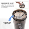 HOMLITE ® Protein Shaker Bottle – Non-Slip 3 Layer Twist Off, Leak-Proof Blender Bottle with Supplement and Pill Storage Compartment