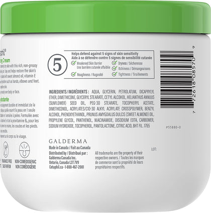 Cetaphil Moisturizing Cream, Face & Body Moisturizer for Men & Women, Dry to Very Dry and Sensitive Skin, Unscented, 453g