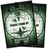 Digital Sorcery Studio MTG (Fallout) Please Stand by - 100 Card Game Sleeves - Compatible with MTG and Other TCGs - Perfect for MTG Fallout Decks