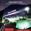 Shadowhawk Flashlight Led USB Rechargeable, 20000 lumens Torch Light XHP70.2, Super Bright Tactical Flashlights, IP67 Waterproof Zoomable, for Outdoor Camping Hiking Emergency(with Battery)