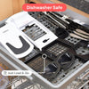 Vegetable Chopper - 4 in 1 Veggie Slicer & Spiralizer with Container - Kitchen Accessories (White)