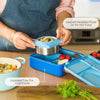 Blue Sky OmieBox Kids Bento Lunch Box, Plastic