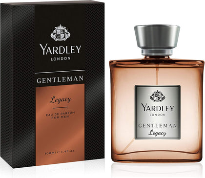 Yardley London Gentleman Legacy Eau De Parfum - 100ml Luxury Fragrance Signature Notes Of Pink Pepper & M&arin For Men