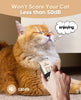 oneisall Cat Clippers for Matted Fur, Cordless Low Noise Cat Grooming Clippers for Long Hair, 2-Speed Hair Trimmer for Cats Animals (Gold)