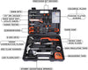 Black & Decker 126 Pieces Hand Tool Kit In Kitbox For Home Diy & Professional USe, Orange/Black - Bmt126C, 2 Years Warranty