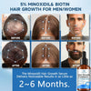Minoxidil Hair Growth Serum, Advanced Hair Fall Control Serum with Minoxidil 5%, Biotin, Rosemary & Vitamin E, Anti-Hair Loss & Strengthening