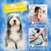 DELOMO Pet Grooming Glove - Gentle Deshedding Brush Glove - Efficient Pet Hair Remover Mitt - Enhanced Five Finger Design - Perfect for Dog & Cat with Long & Short Fur - 1 Pair