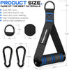 RENRANRING Gym Exercise Handles, Replacement Handle Attachments for Cable Machine Pulleys, Resistance Band and Strength Trainer, Pull Down Workout Accessories, Home Gym Add On Equipment