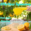 CIRCUIT GREEN Folding Lemon Squeezer, Manual Citrus & Lime Juicer with Built-In Strainer, Easy Two-Hand Press, Space-Saving Flat Design, Handheld Kitchen Tool (1 Pc)