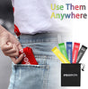 PROIRON Resistance Loop Bands,Exercise bands Set of 5 Rubber Latex Resistance Band with 5 Different Resistance Levels with Carrying Bag