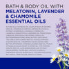 Dr Teal's Melatonin Essential Bath & Body Oil Moisturizing Sleep Blend 260ml