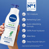NIVEA Body Lotion Aloe & Hydration 72h Moisture, Refreshing care, 400 ml, Pack of 2