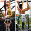 Pull Up Assistance Bands, Heavy Duty Resistance Band for Pull Up Bar, Adjustable Weight/Size with Fabric Feet/Knee Rest, Bands for Pull Up Assist for Strength Training, Patented Pull Up Assist Band