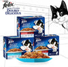 Felix As Good As It Look Doubly Delicious Wet Cat Food Meat Selections 85g (Pack of 12)