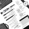 Hautton Mini Precision Screwdriver Set, 118 in 1 Magnetic Gadgets for Men, Multi-Function Stainless Steel Repair Tool Kit for Phone, Laptop, PC, Glasses, Electronics -Black
